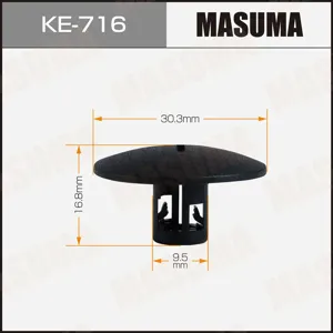 MASUMA KE716 Клипса пластиковая крепежная