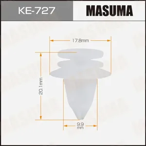 MASUMA KE727 Клипса пластиковая крепежная