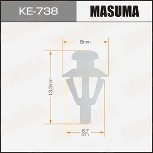 MASUMA KE738 Клипса пластиковая крепежная