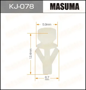 MASUMA KJ078 Клипса (пластиковая крепежная деталь)