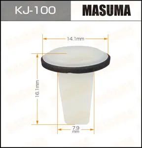 MASUMA KJ100 Клипса пластиковая крепежная