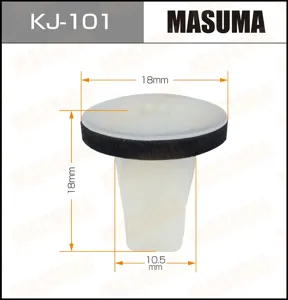MASUMA KJ101 Клипса (пластиковая крепежная деталь)