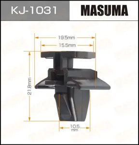 MASUMA KJ1031 Клипса (пластиковая крепежная деталь)
