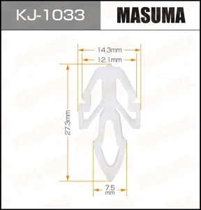 MASUMA KJ1033 Клипса (пластиковая крепежная деталь)
