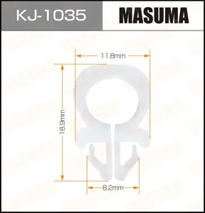 MASUMA KJ1035 Клипса (пластиковая крепежная деталь)