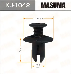 MASUMA KJ1042 Клипса крепления подкрылка перед.
