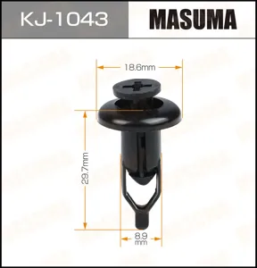 MASUMA KJ1043 Клипса автомобильная [упаковка 10 штук]