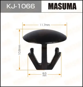MASUMA KJ1066 Клипса применяемость: двери,капот, багажник,молдинги Civic седан VII (ES)CR-V