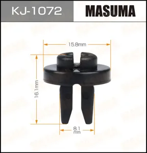 MASUMA KJ1072 Клипса (пластиковая крепежная деталь)