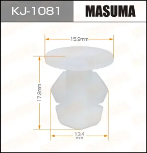 MASUMA KJ1081 Клипса (пластиковая крепежная деталь)