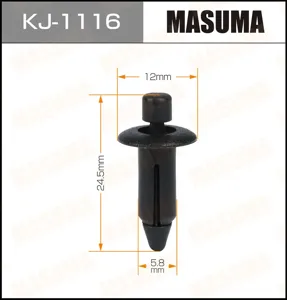 MASUMA KJ1116 Клипса (пластиковая крепежная деталь)