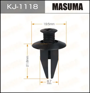 MASUMA KJ1118 Клипса (пластиковая крепежная деталь)