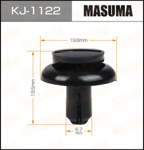 MASUMA KJ1122 Клипса автомобильная [упаковка 10 штук]