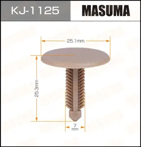 MASUMA KJ1125 Клипса (пластиковая крепежная деталь)