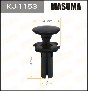 MASUMA KJ1153 Клипса (пластиковая крепежная деталь)