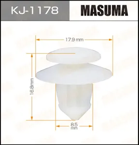 MASUMA KJ1178 Клипса (пластиковая крепежная деталь)