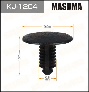 MASUMA KJ1204 Клипса (пластиковая крепежная деталь)