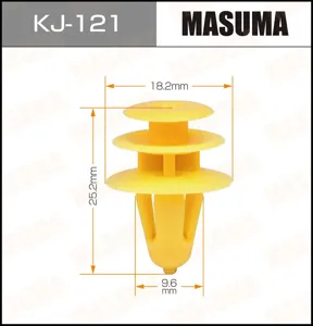 MASUMA KJ121 Клипса (пластиковая крепежная деталь)