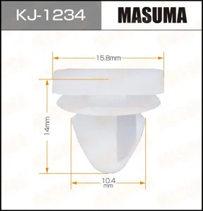 MASUMA KJ1234 Клипса (пластиковая крепежная деталь)