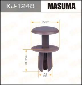 MASUMA KJ1248 Клипса (пластиковая крепежная деталь)