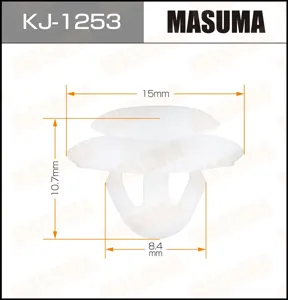 MASUMA KJ1253 Клипса (пластиковая крепежная деталь)