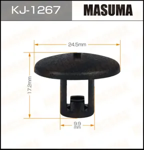 MASUMA KJ1267 Клипса пластиковая крепежная