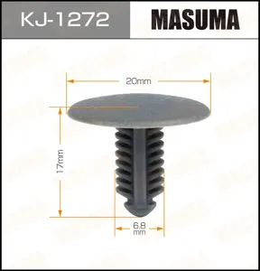MASUMA KJ1272 Клипса (пластиковая крепежная деталь)
