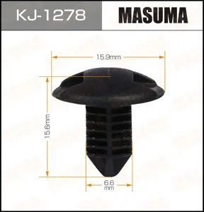 MASUMA KJ1278 Клипса (пластиковая крепежная деталь)