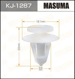 MASUMA KJ1287 Клипса (пластиковая крепежная деталь)