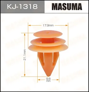 MASUMA KJ1318 Клипса пластиковая крепежная