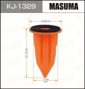 MASUMA KJ1329 Клипса (пластиковая крепежная деталь)