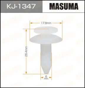 MASUMA KJ1347 Клипса (пластиковая крепежная деталь)