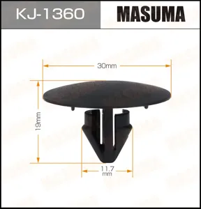 MASUMA KJ1360 Клипса (пластиковая крепежная деталь)