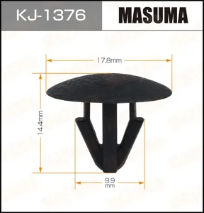 MASUMA KJ1376 Клипса (пластиковая крепежная деталь)