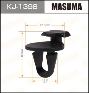 MASUMA KJ1398 Клипса (пластиковая крепежная деталь)
