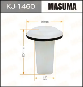 MASUMA KJ1460 Клипса (пластиковая крепежная деталь)