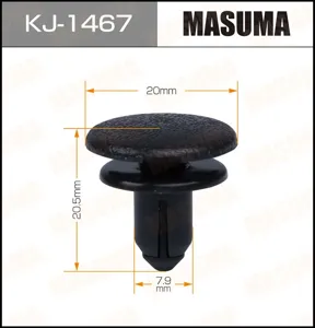 MASUMA KJ1467 Клипса (пластиковая крепежная деталь)