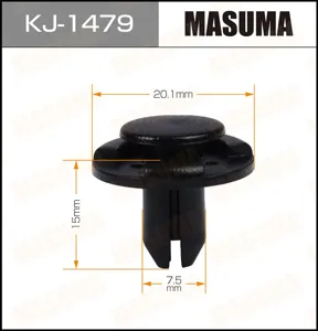 MASUMA KJ1479 Клипса крепления подкрылка