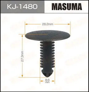 MASUMA KJ1480 Клипса (пластиковая крепежная деталь)