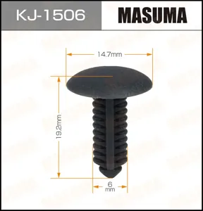 MASUMA KJ1506 Клипса (пластиковая крепежная деталь)