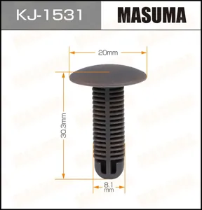 MASUMA KJ1531 Клипса пластиковая крепежная