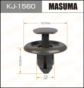 MASUMA KJ1560 Клипса (пластиковая крепежная деталь)