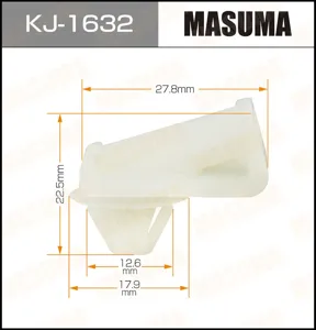 MASUMA KJ1632 Клипса (пластиковая крепежная деталь)
