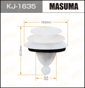 MASUMA KJ1635 Клипса пластиковая крепежная
