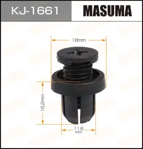 MASUMA KJ1661 Клипса (пластиковая крепежная деталь)