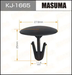 MASUMA KJ1665 Клипса (пластиковая крепежная деталь)
