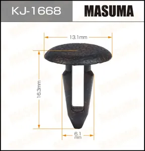 MASUMA KJ1668 Клипса (пластиковая крепежная деталь)