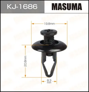 MASUMA KJ1686 Клипса (пластиковая крепежная деталь)