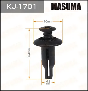 MASUMA KJ1701 Клипса автомобильная [упаковка 10 штук]