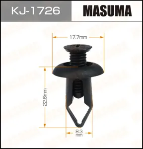 MASUMA KJ1726 Клипса (пластиковая крепежная деталь)